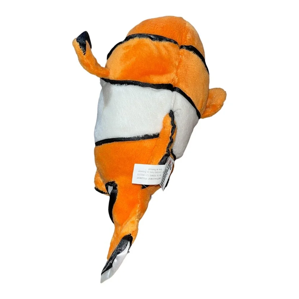 Ganz Webkinz Clown Fish Plush Stuffed Animal Orange White‎ Black HM219 Toy